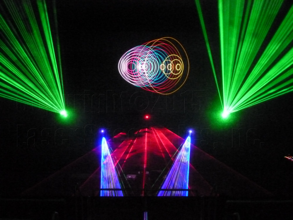 Holiday Laser Show, San Antonio, TX,  Dec. 9-10, 2014