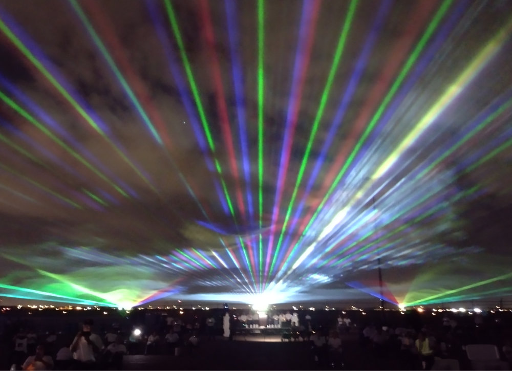 Laser Show Machida grating